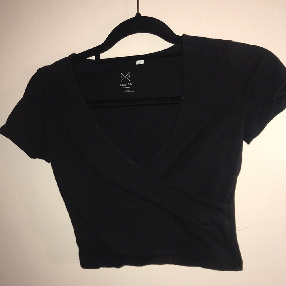 wrap crop top